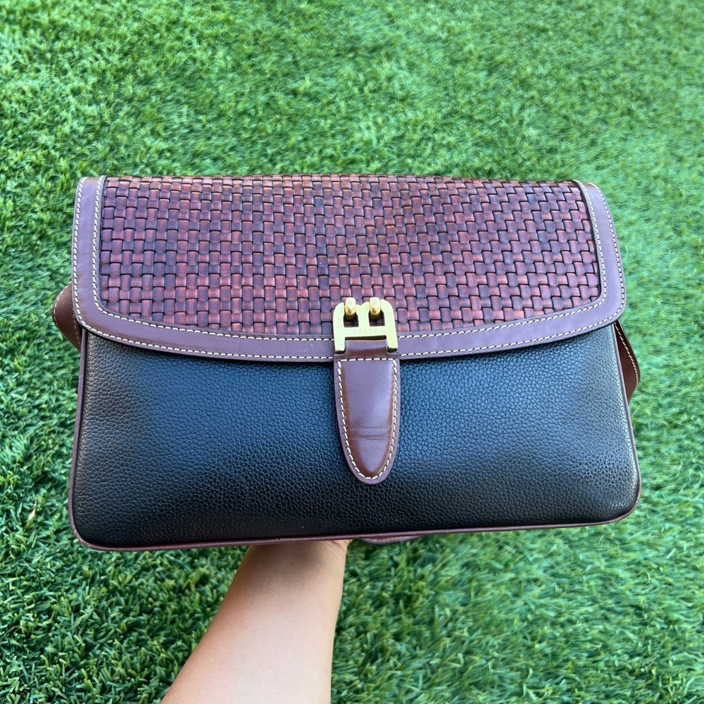 BALLY Vintage Leather Shoulder Bag EUC - Picture 6 of 17